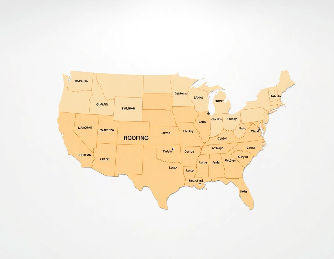 Roofing Service Areas Map